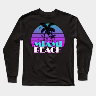 Miami Beach Florida Long Sleeve T-Shirt